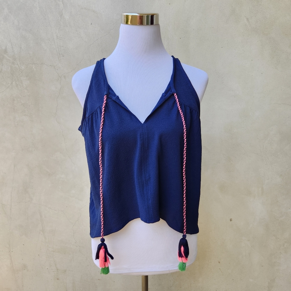 Romeo + Juliet Couture Hi-Low Relaxed Crop Tank Top